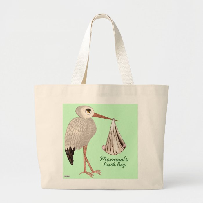 Classic Stork (Neutral) 1 (Baby Shower) Tote Bag