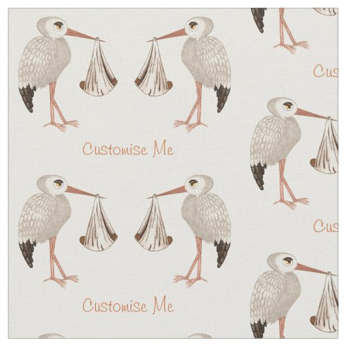 Classic Stork Neutral 2 Fabric