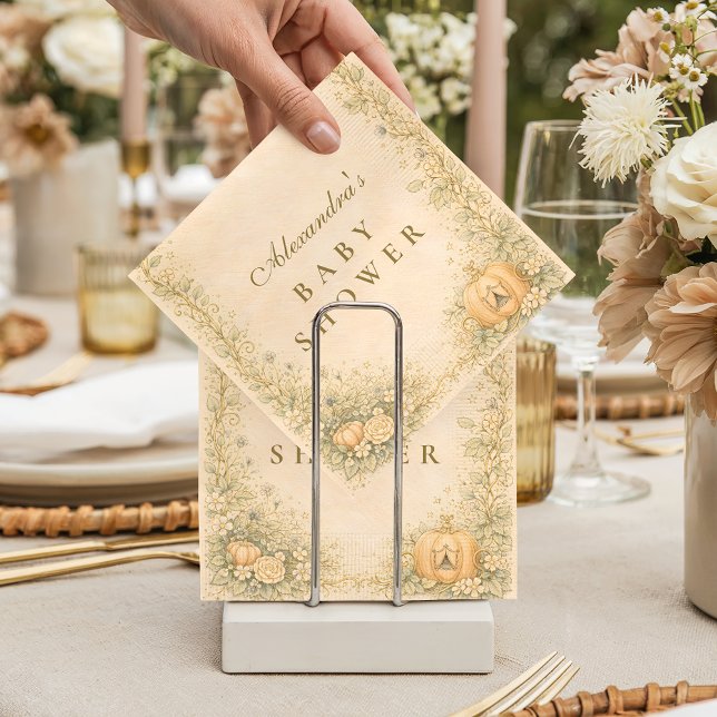 Classic Storybook Elegance Baby Shower Napkins (Creator Uploaded)