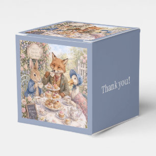 Classic Storybook English Afternoon Tea Favor Boxes