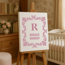 Classic Storybook Heritage Crest Name Clay