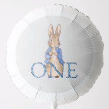 Classic Storybook Rabbi blue jacket First Birthday