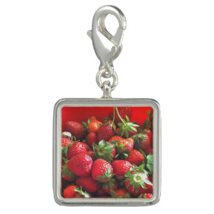 Classic Strawberries red fruit red berries Charm