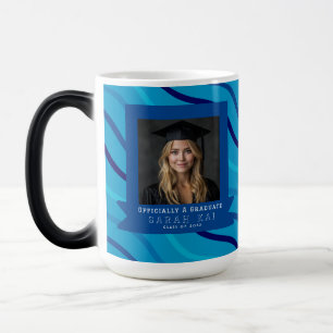 Classic Stripe Pattern Wife Graduation Gift Color Morph Mug