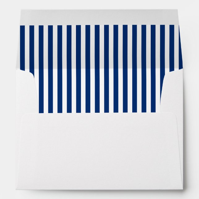 Classic Striped Envelope (Back (Bottom))