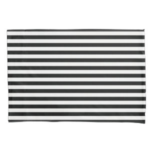 Classic Stripes Black & White Pillow Case