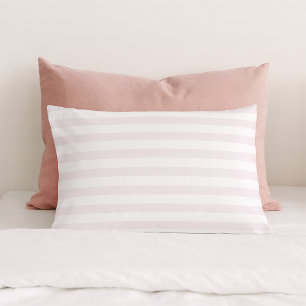 Classic Stripes Pastel Pink Pillow Case