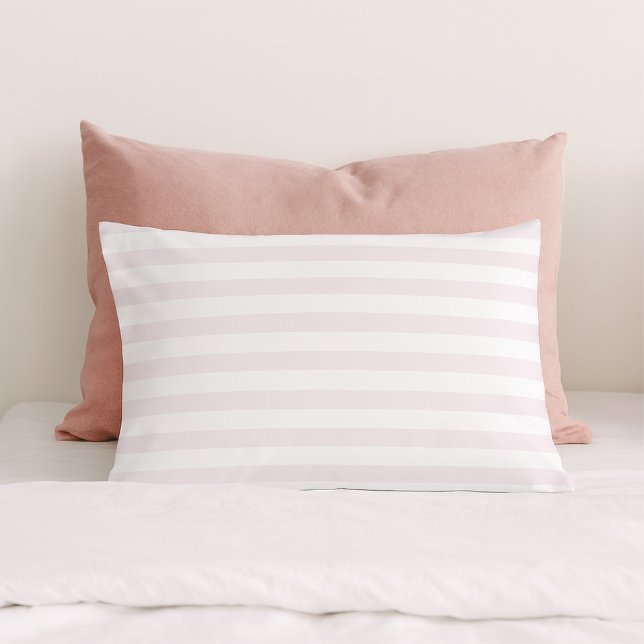 Classic Stripes Pastel Pink Pillow Case (Creator Uploaded)