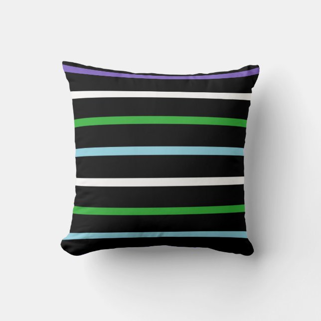 Classic Stripes Throw Pillows (Front)