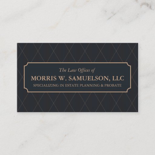 Customizable Classic Style Designer Business Card