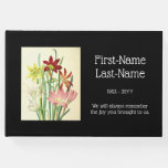 [ Thumbnail: Classic Style Floral Funeral Remembrance Guestbook ]
