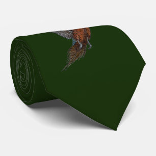 Classic Style `Pheasant in Flight' Neck Tie