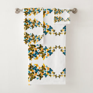 Classic Styles Butterflies Bath Towel Set
