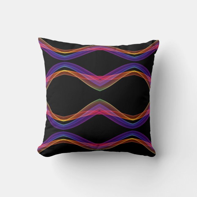 Classic Styles Colors Throw Pillow (Front)