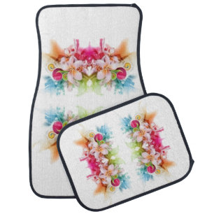 Classic Styles Florals Car Floor Mat