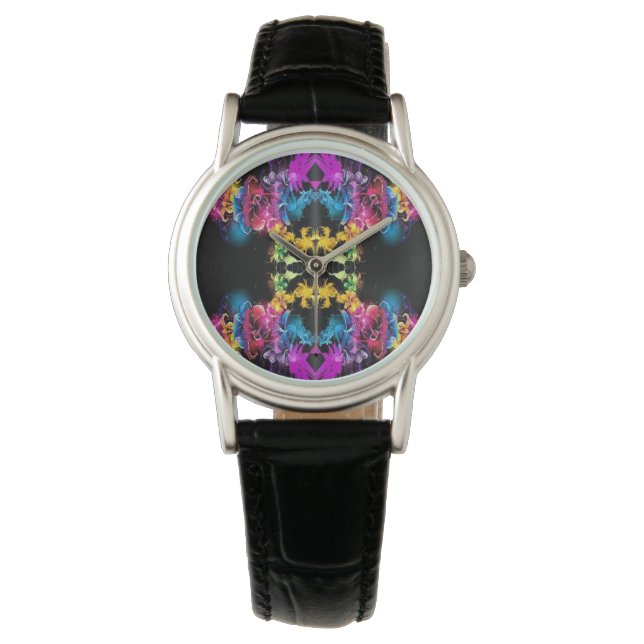 Classic Styles Flowers  Watch (Front)