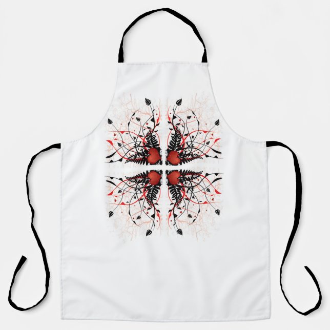 Classic Styles Hearts  Apron (Front)