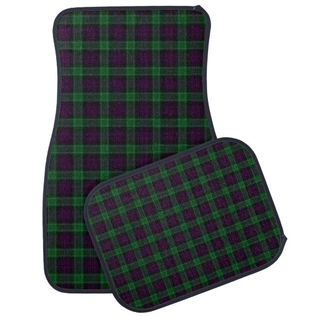 Classic Styles Plaid Car Floor Mat (Set)