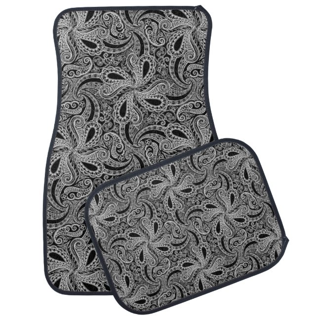 Classic Styles Scrollwork Car Floor Mat (Set)
