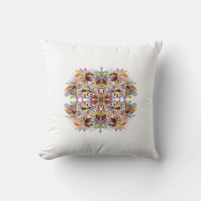 Classic Styles Scrollwork Throw Pillow (Front)