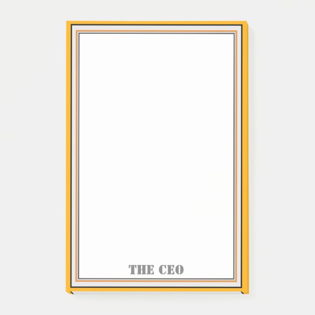 Classic Stylish Design Post-it Notes (Front)