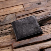Classic & Suave Genuine Leather Bifold Coin Wallet (Front)