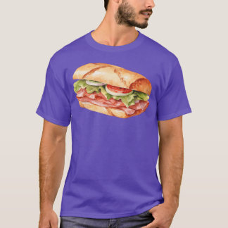 Classic Sub Ham Sandwich friends T-Shirt