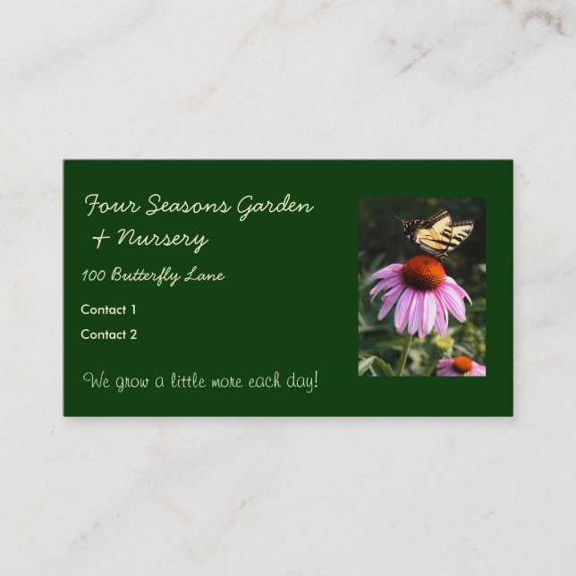 Classic Summer - Business Card (Front)