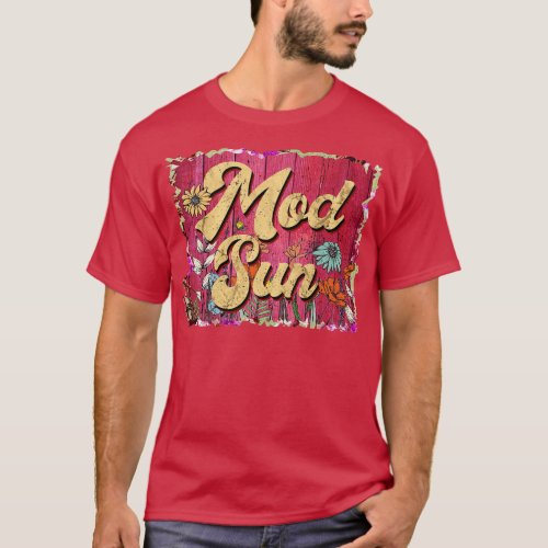 Classic Sun Personalized Flowers Proud Name TShirt