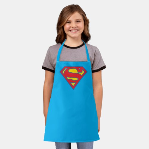 Classic Supergirl Logo with Blue Outline Apron