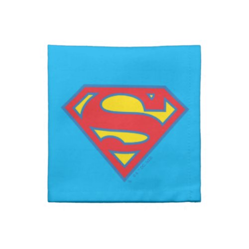 Classic Supergirl Logo with Blue Outline Cloth Napkin
