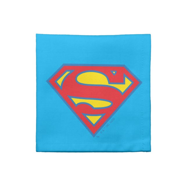 Classic Supergirl Logo with Blue Outline Cloth Napkin (Quarter Fold)