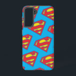 Classic Supergirl Logo with Blue Outline Samsung Galaxy S21 Case<br><div class="desc">Supergirl | Check out this classic Supergirl S-Shield in red and yellow,  outlined in blue!</div>