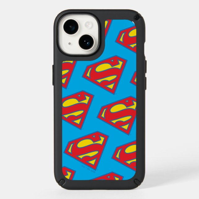 Classic Supergirl Logo with Blue Outline Speck iPhone Case (Front)