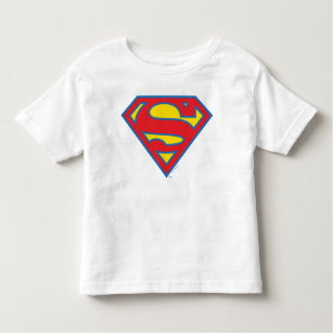Classic Supergirl Logo with Blue Outline Toddler T-shirt