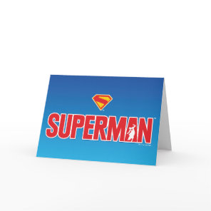 Classic Superman Bold Logo Card