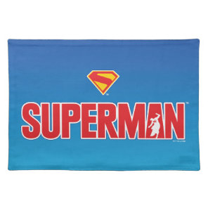 Classic Superman Bold Logo Cloth Placemat
