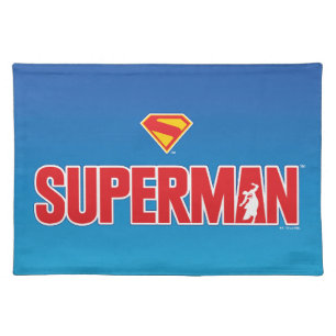 Classic Superman Bold Logo Cloth Placemat