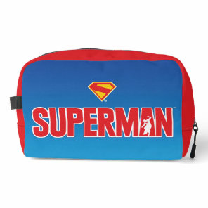 Classic Superman Bold Logo Dopp Kit