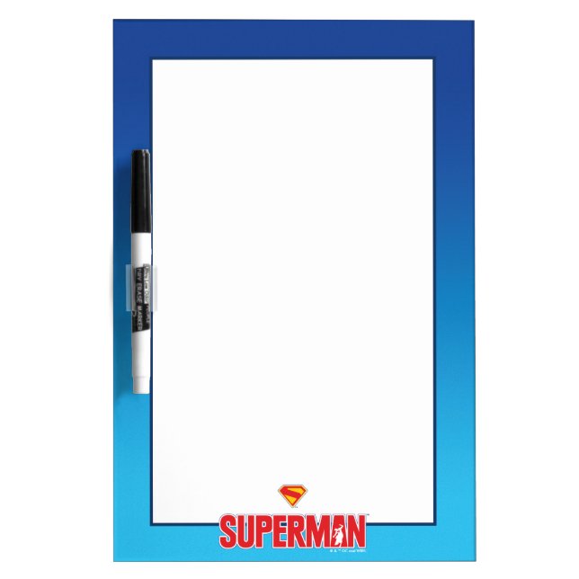 Classic Superman Bold Logo Dry Erase Board (Front)