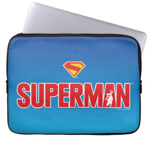 Classic Superman Bold Logo Laptop Sleeve