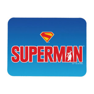 Classic Superman Bold Logo Magnet