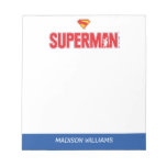 Classic Superman Bold Logo Notepad