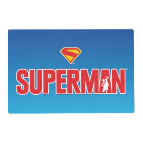 Classic Superman Bold Logo Placemat