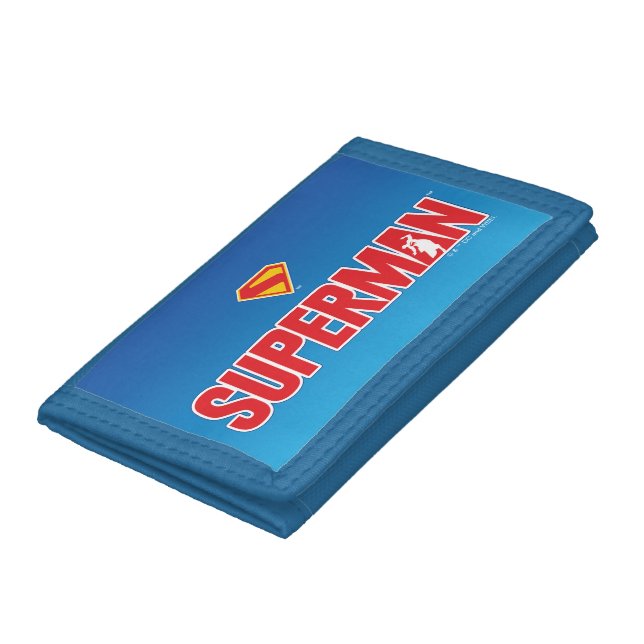 Classic Superman Bold Logo Trifold Wallet (Bottom)