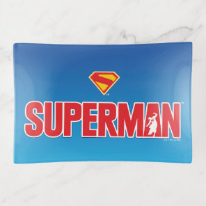 Classic Superman Bold Logo Trinket Tray