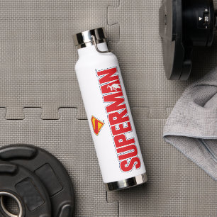 Classic Superman Bold Logo Water Bottle