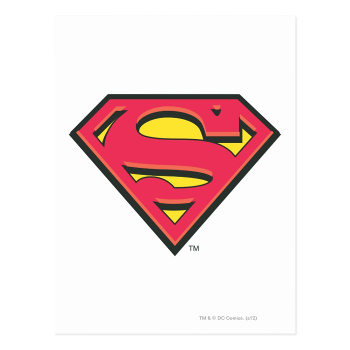Classic Superman Logo Post Card