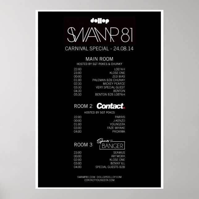 classic swamp poster (Front)