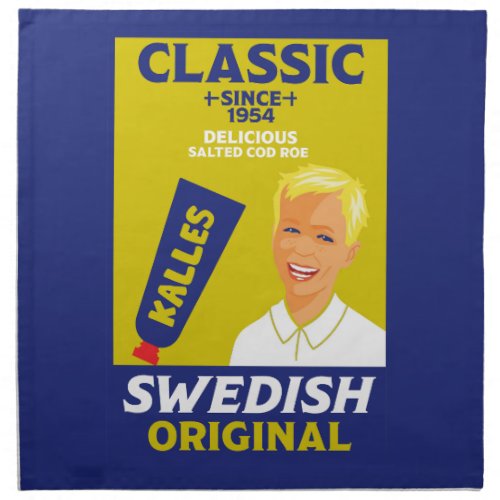 Classic Swedish Foods Cloth Napkin